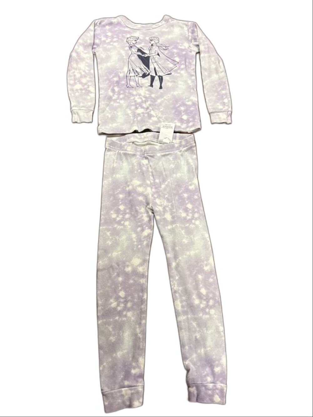 Baby Gap x Disney Frozen Elsa & Anna Tie-Dye Pajama Set - Size 4 Years
